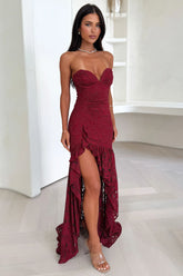 Everdine Maxi Dress - Burgundy